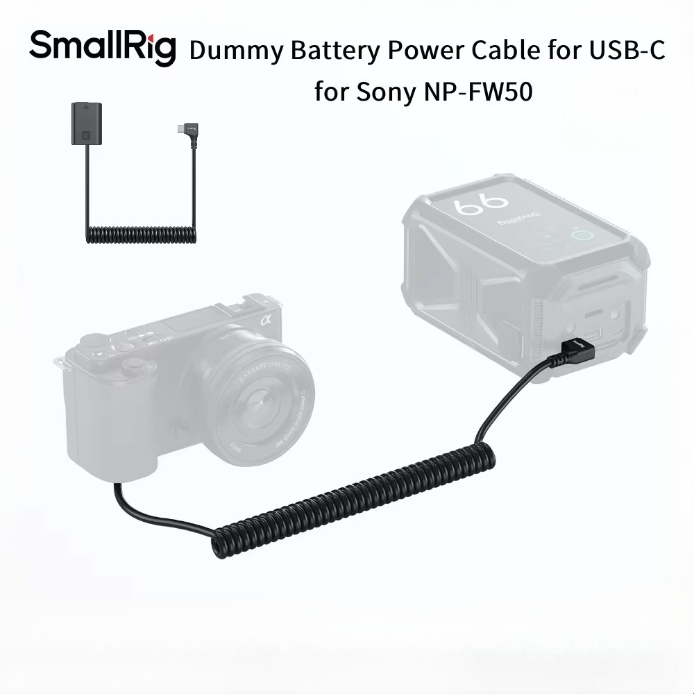 SmallRig 6542 USB-C Dummy Batt - Sony Camera Zv-E10 ulasan dan harga