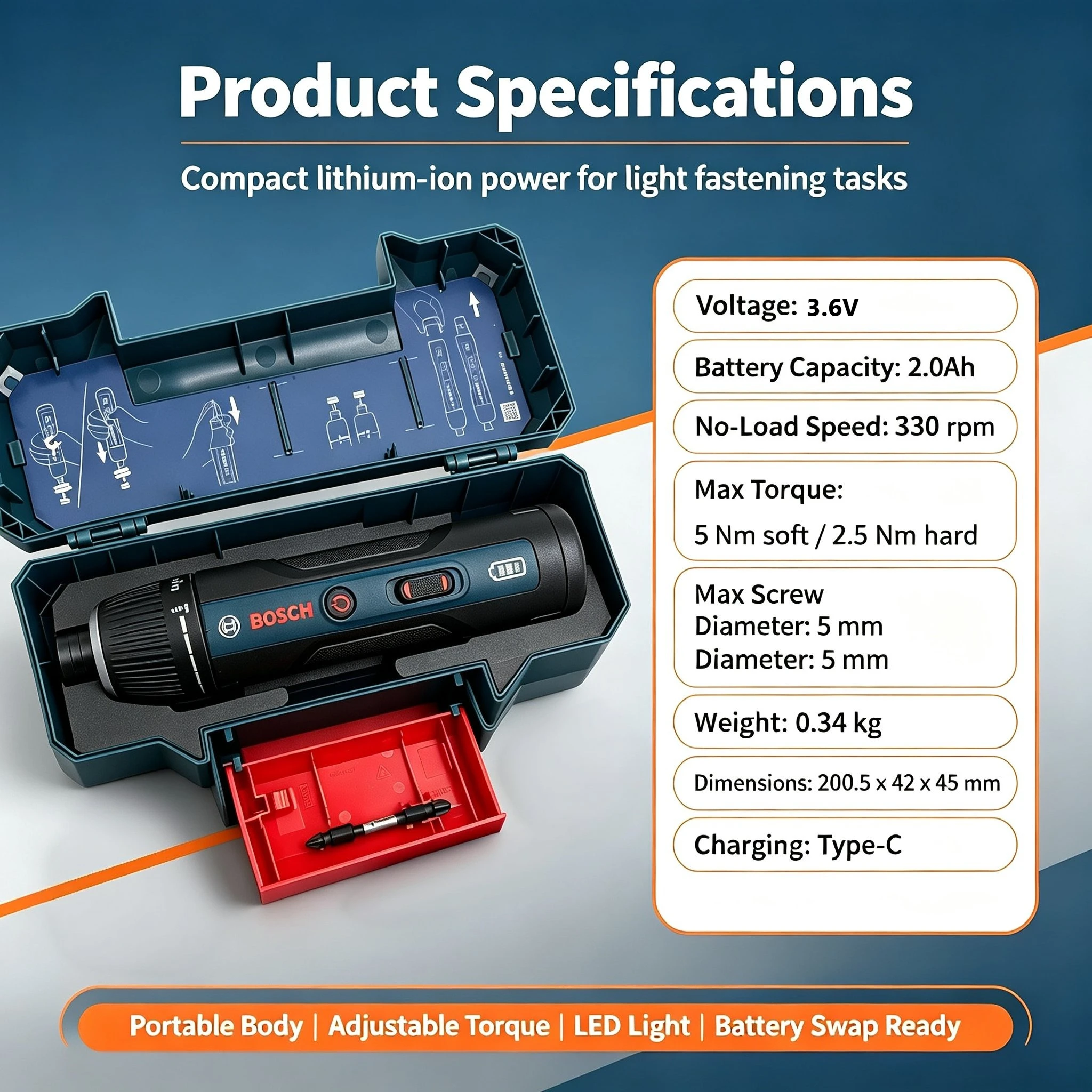 Bosch GSD4V-5 3.6V Cordless El - Electronics Repair Tools ulasan dan harga